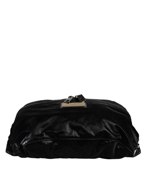 Dolce & Gabbana Black Nylon Belt Bag Fanny Pack for Women